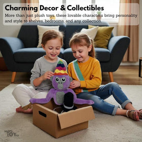 HappyToy Kid plush set of 4 play-ready display for kids