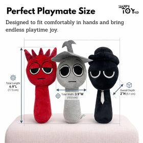 HappyToy Kid soft fabric close-up showing plush texture and huggable feel