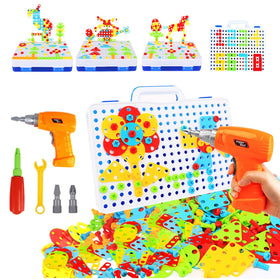 HAPTIME Design Drill Toy Lion pattern enhances hands-on creativity and motor skills.