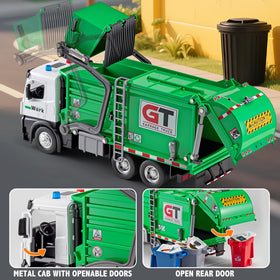 Front loader with dumpster for realistic dumping actions