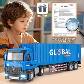 HAPYAD trailer cargo container with open doors for loading.