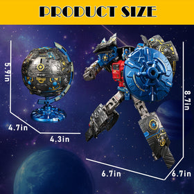 Hapystar transforming toy for display as a unique souvenir or gift.