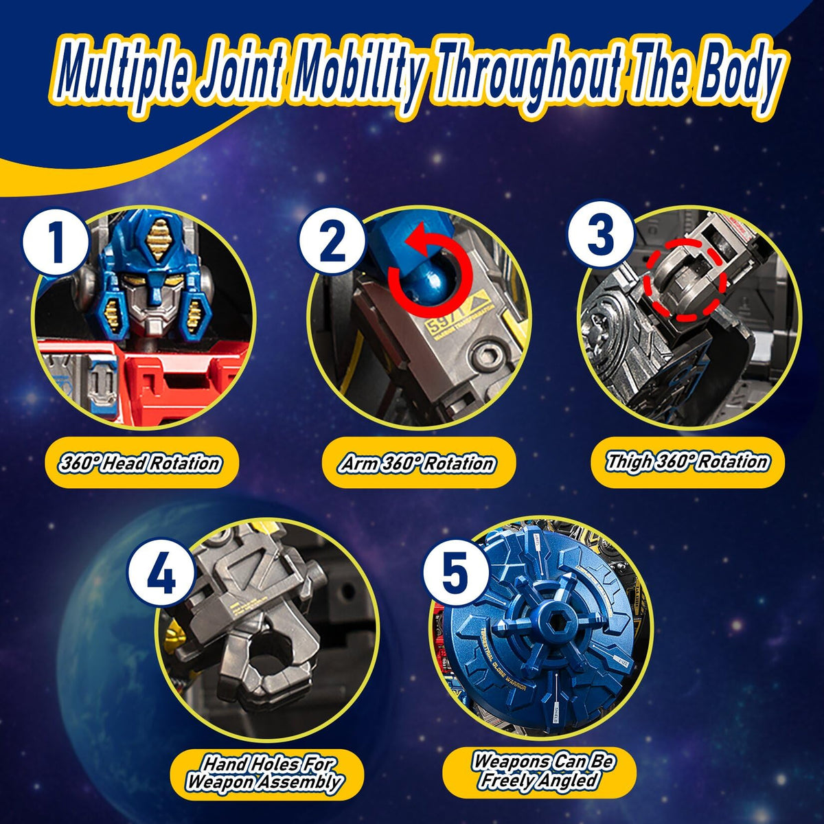 Hapystar globe transforming toy safe and durable for kids and collectors.