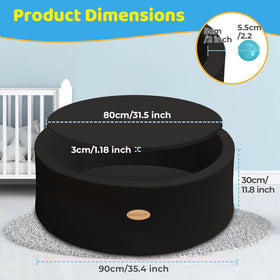 HARBOLLE easy-clean detachable ball pad makes cleaning quick.