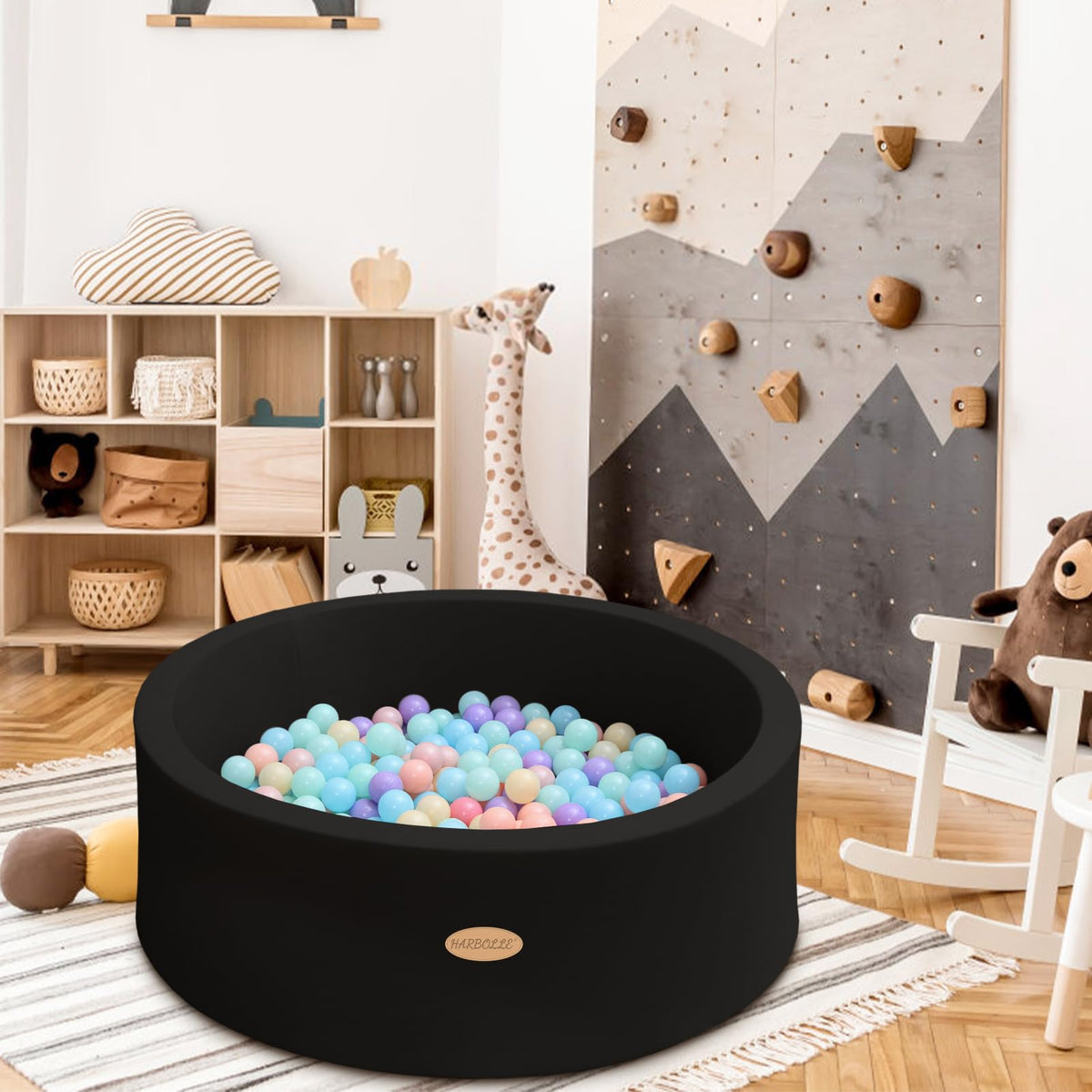 HARBOLLE indoor-outdoor play pen supports versatile fun.