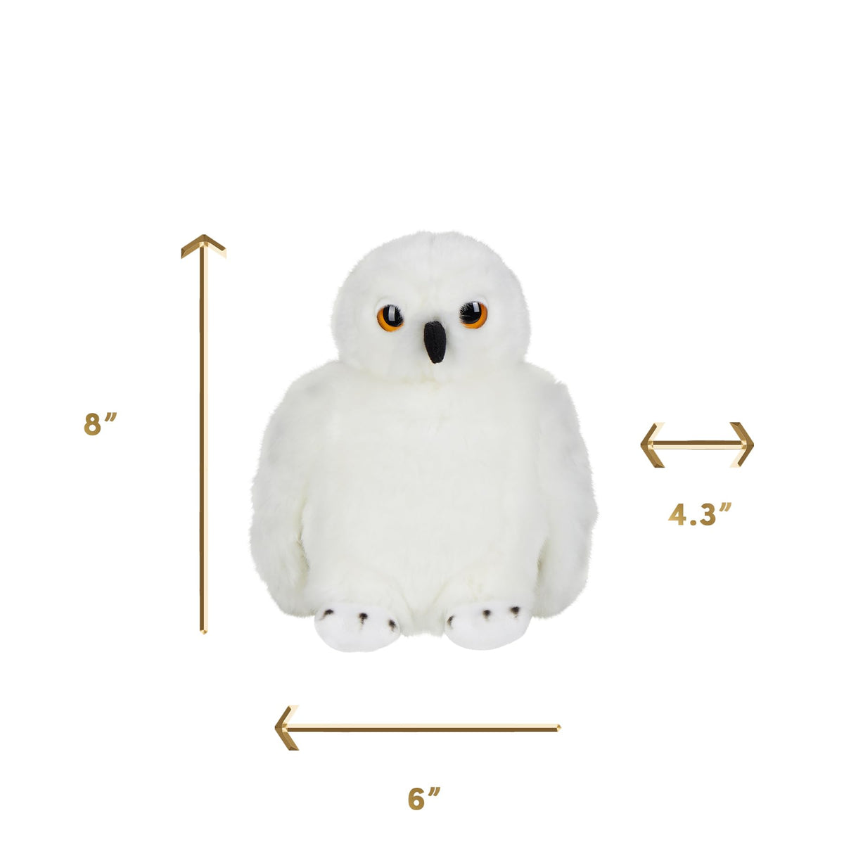 Harry Potter Hedwig black beak detail enhances authentic character portrayal in collections