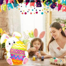Harrycle Bunny Pinata size 16.2 by 13.4 by 3.2 inches for display.