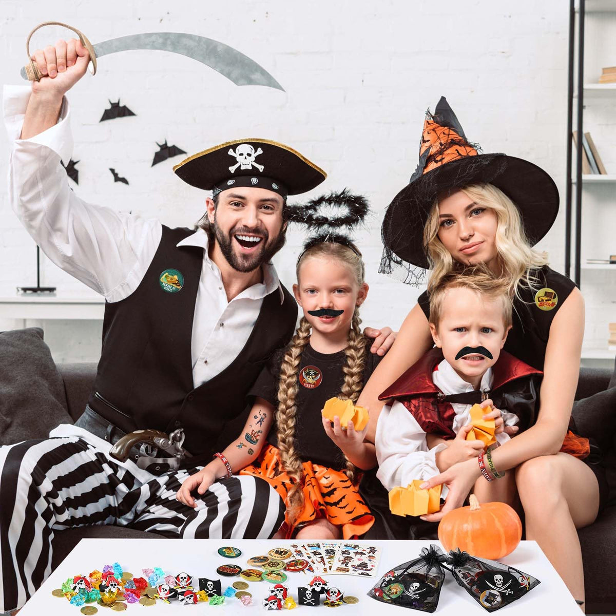 Harrycle button pins attach easily to hats or bags for pirate-ready flair.