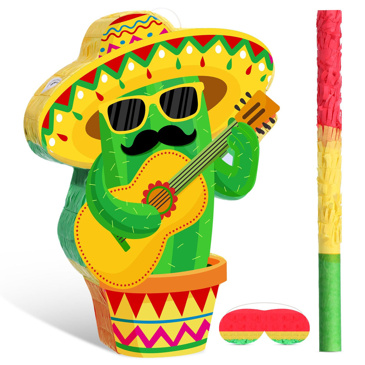 Harrycle cactus piñata hanging decoration for Cinco de Mayo
