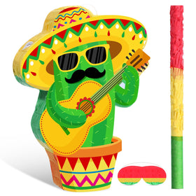 Harrycle cactus piñata hanging decoration for Cinco de Mayo