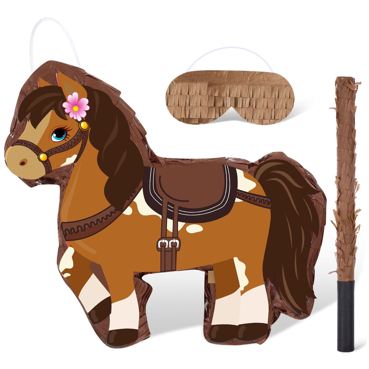 Harrycle Horse Pinata with vibrant horse design for a festive birthday party