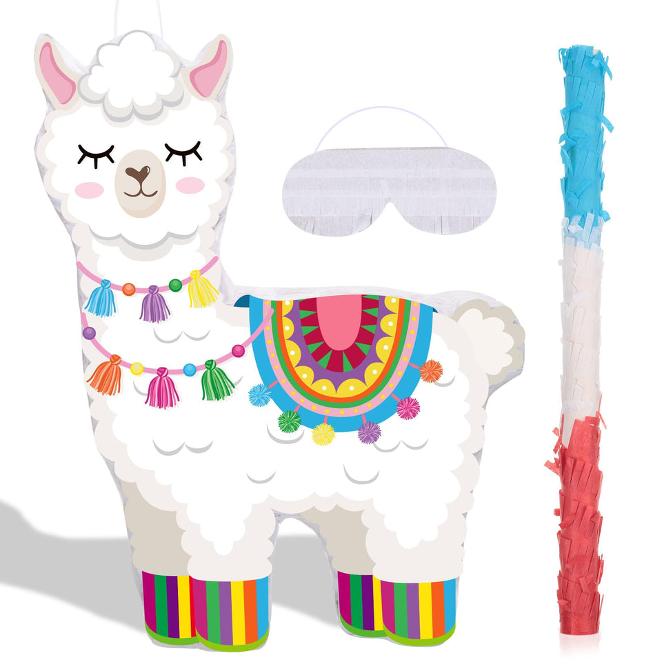 Harrycle llama pinata multicolor design for vibrant Cinco de Mayo décor.