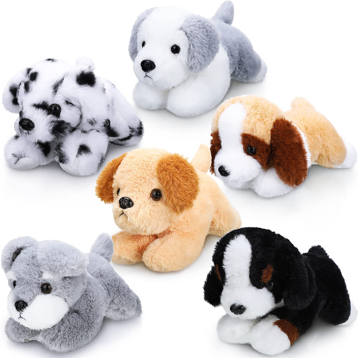 Harrycle Mountain Cur plush puppy, soft cuddle toy for kids' playtime.