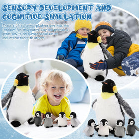 Harrycle penguin playset for tea time and storytelling adventures