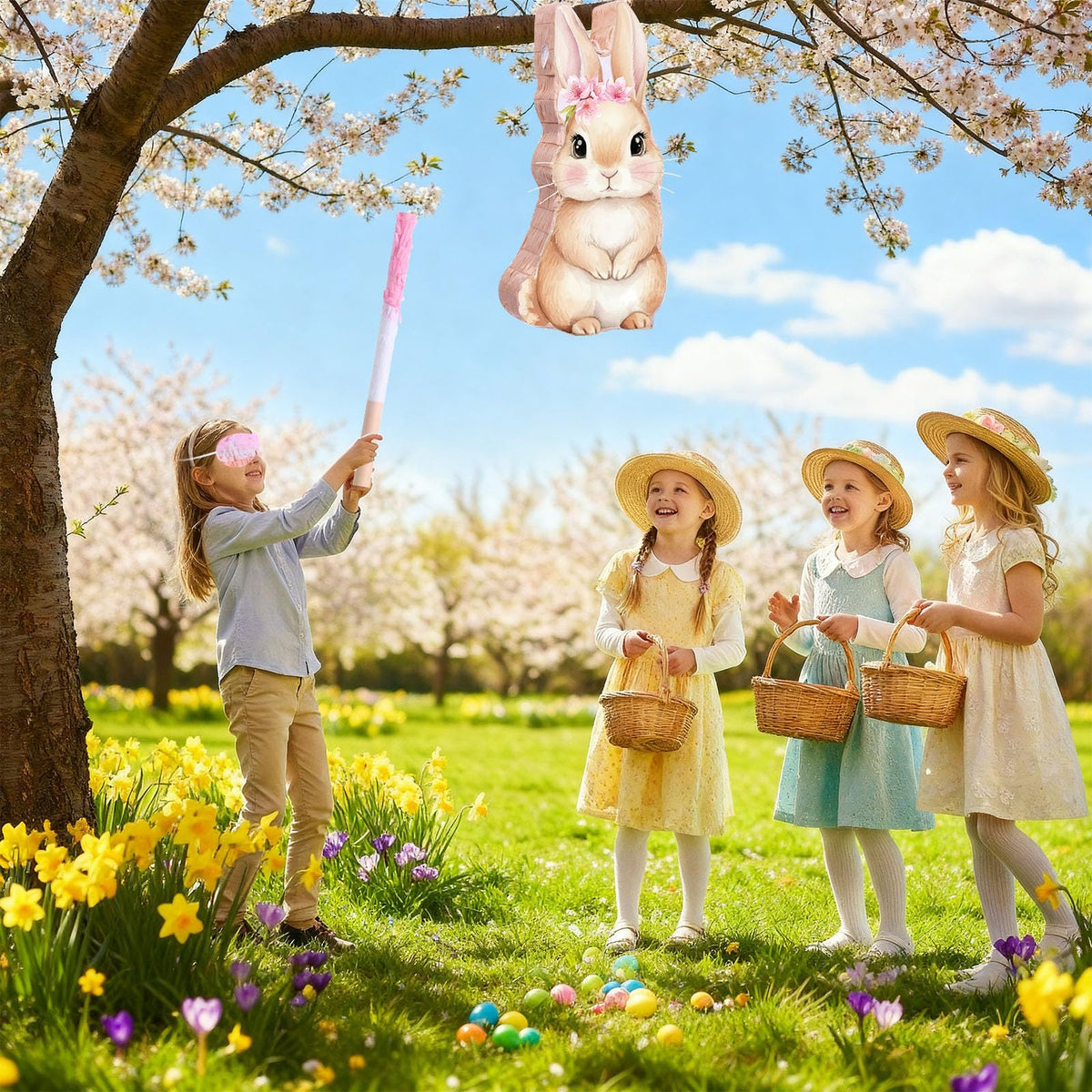 Harrycle pinata bat provides a safe, lightweight hitting tool