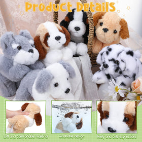 Harrycle Schnauzer plush puppy, durable fabric ideal for daily kids' play.