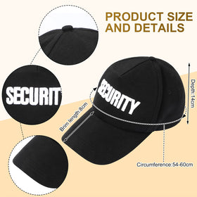 Harrycle security hat with adjustable buckle for comfortable wear.