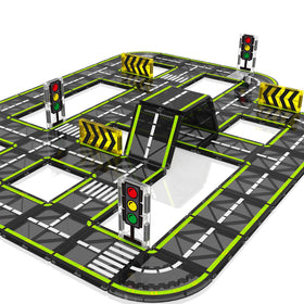 HarworLife magnetic road tiles set for endless creative play and STEM exploration.