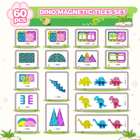 HarworLife magnetic tiles assembling for hands-on STEM exploration