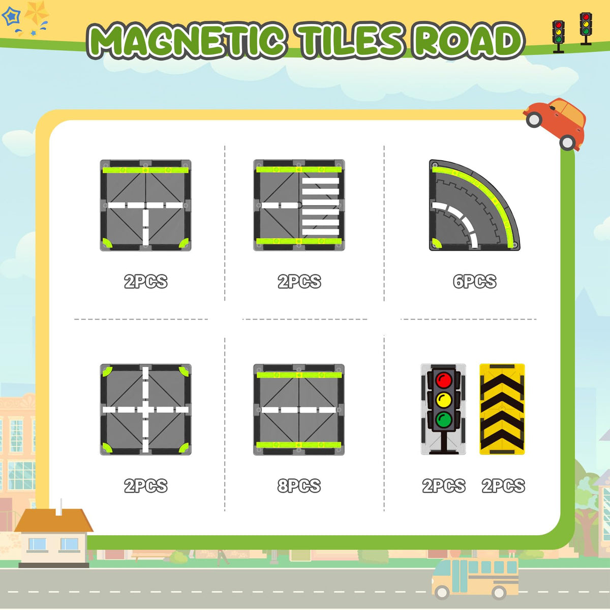 HarworLife safety-certified ABS plastic with rounded edges for child-friendly play.
