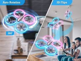 HASAKEE Q9s altitude hold keeps the drone steady for easy hovering.