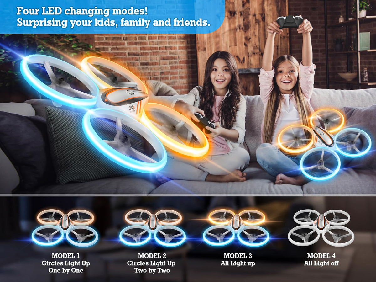HASAKEE Q9s altitude hold helps beginners hover indoors