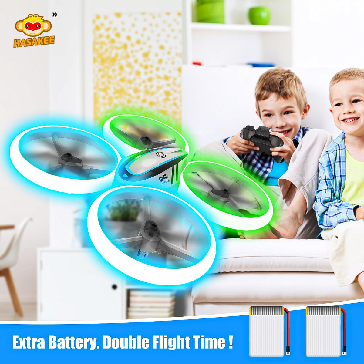 HASAKEE Q9s drone shows headless mode simplifying beginner navigation.