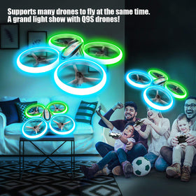HASAKEE Q9s drone includes two 500mAh batteries for extended play.