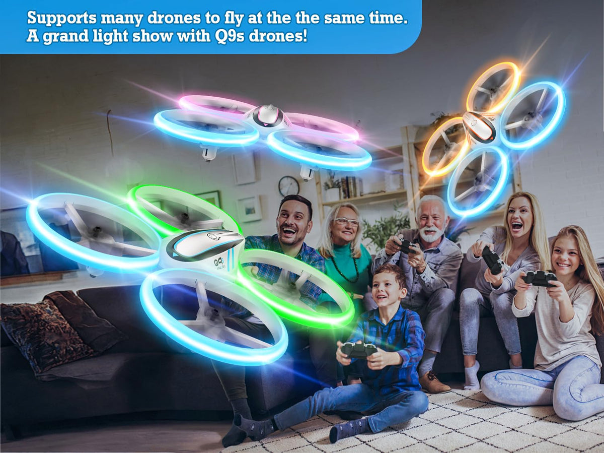 HASAKEE Q9s drone propeller guards protect young pilots during crashes