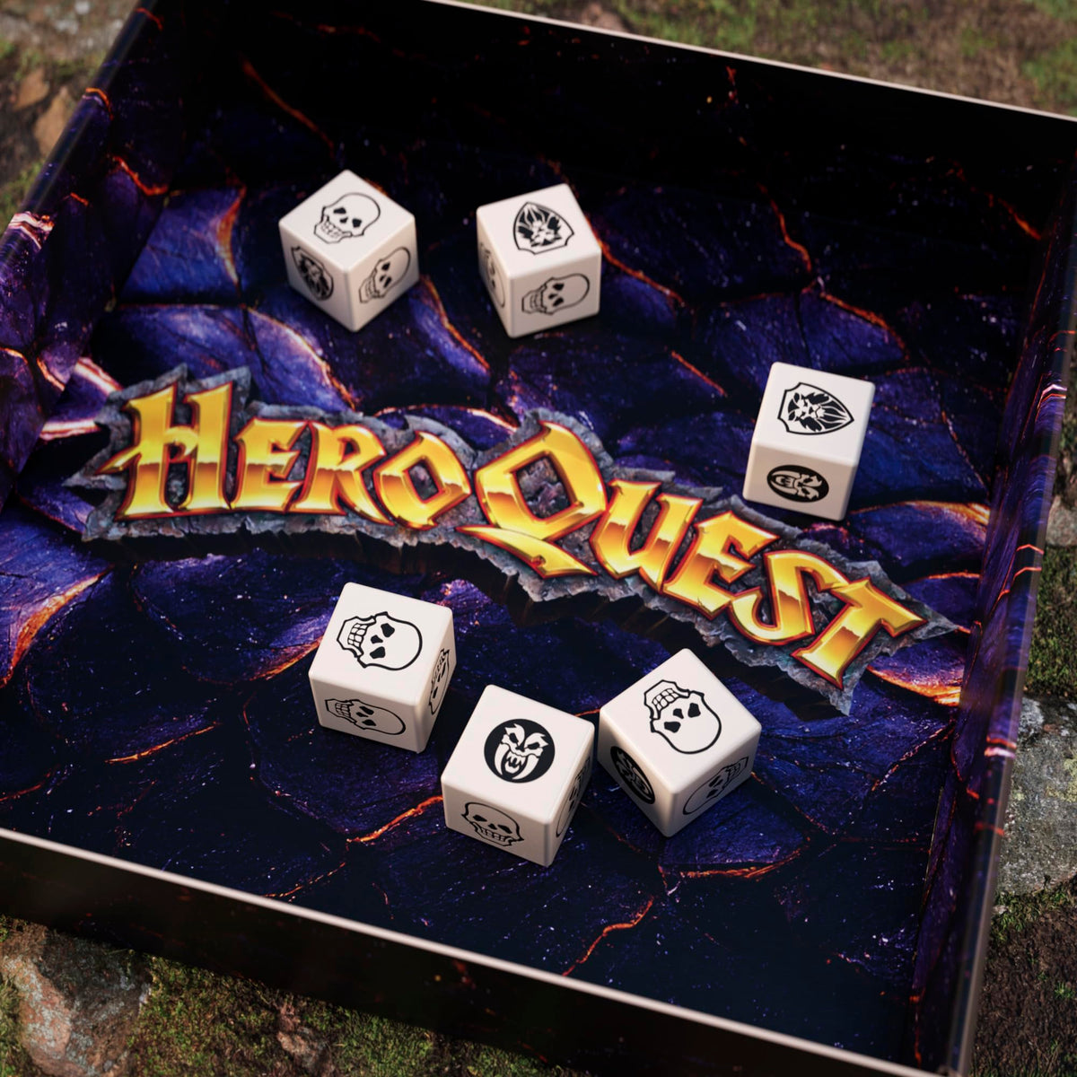 Hasbro HeroQuest First Light artwork highlighting rich fantasy visuals and atmosphere.