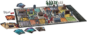 Hasbro Avalon Hill HeroQuest setup-ready components boost game night excitement.