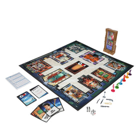 Hasbro Clue detective notebook sheets and dice aid strategic play.
