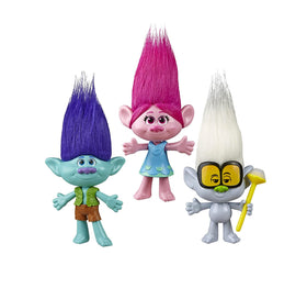 Hasbro DreamWorks Trolls Poppy medium doll back view for display and storytelling.
