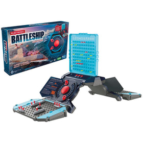 Hasbro Electronic Battleship Reloaded control panel enhances immersive, interactive naval battles.