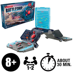 Hasbro Electronic Battleship Reloaded preset layouts offer quick, varied starting scenarios.