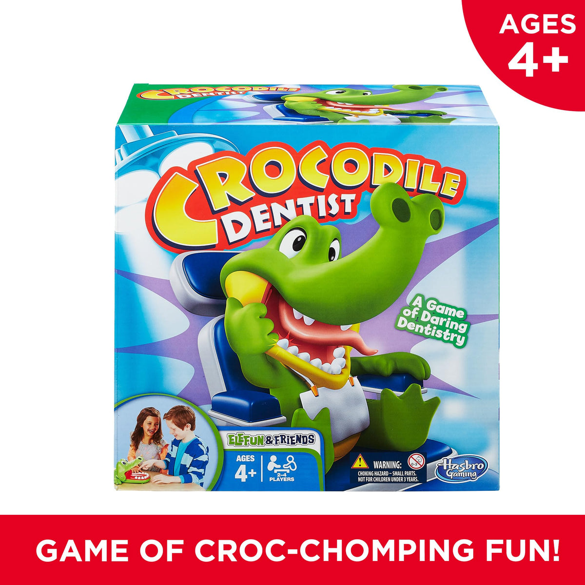 Hasbro Elefun Friends Crocodile Dentist play area showcases simple, social fun.