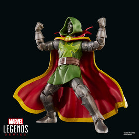 Hasbro Emperor Doom window box packaging for easy display and protection.