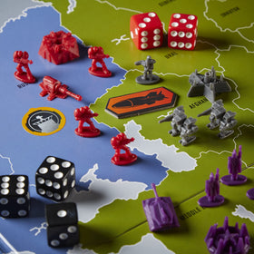 Hasbro Gaming Avalon Hill Risk Legacy cards unlocking future game elements