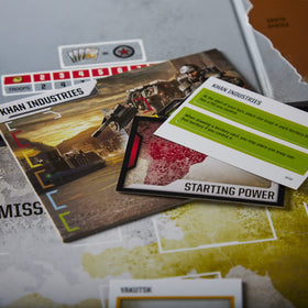 Hasbro Gaming Avalon Hill Risk Legacy player faction showing evolving groups