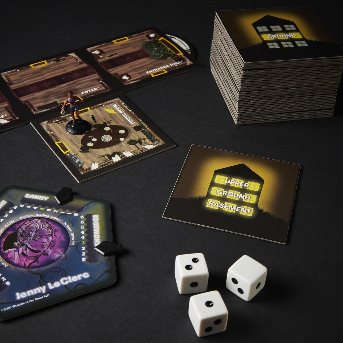 Hasbro Gaming Betrayal at House on the Hill game night setup inspires group storytelling