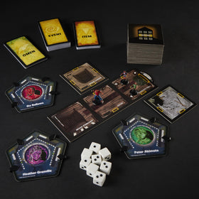 Hasbro Gaming Betrayal at House on the Hill haunt books guide unpredictable scenarios