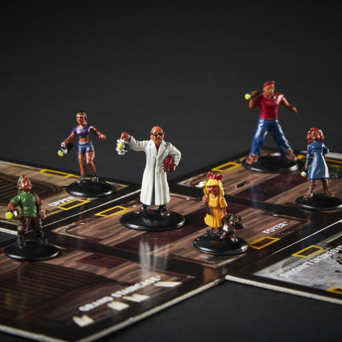 Hasbro Gaming Betrayal at House on the Hill room tiles highlight immersive dungeon exploration