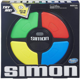 Hasbro Gaming Classic Simon unit with four colored buttons for memory challenge
