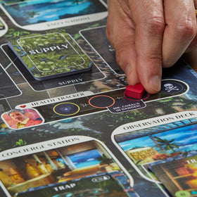 Hasbro Gaming Clue Conspiracy location map; inspires strategic planning