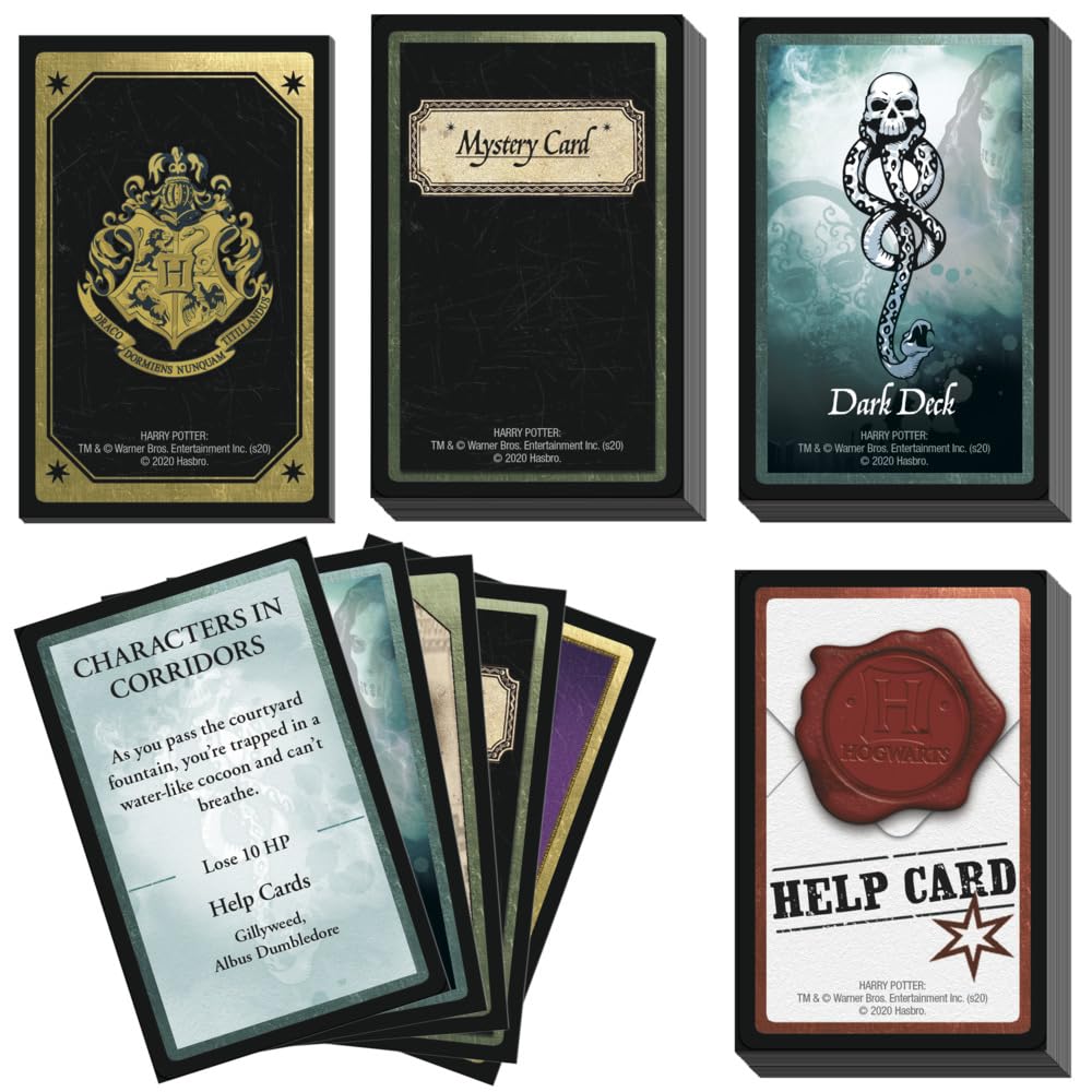 Hasbro Gaming Clue Wizarding World edition board layout with Hogwarts locations