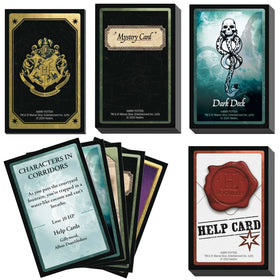 Hasbro Gaming Clue Wizarding World edition board layout with Hogwarts locations