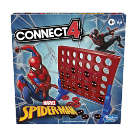 Hasbro Gaming Connect 4 Marvel Spider-Man grid for two-player strategy.