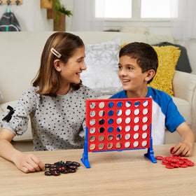 Hasbro Gaming Connect 4 Marvel Spider-Man two-player setup for family game night.