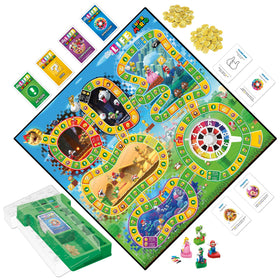 Hasbro Gaming Super Mario Edition character tiles for family-friendly competition