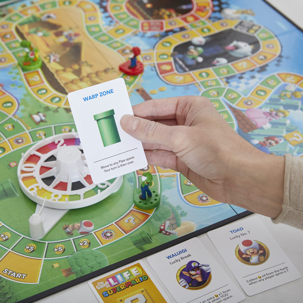 Hasbro Gaming Super Mario Edition items and companions power up gameplay